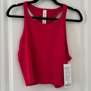 NWT lululemon athletica Swiftly Tech Cropped Racerback Tank Top